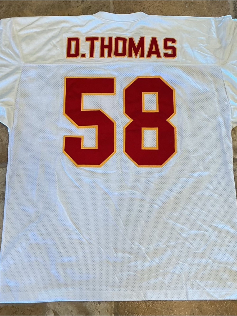 Derrick Thomas KC Chiefs #58 Throwback Jersey - Picture 2 of 3